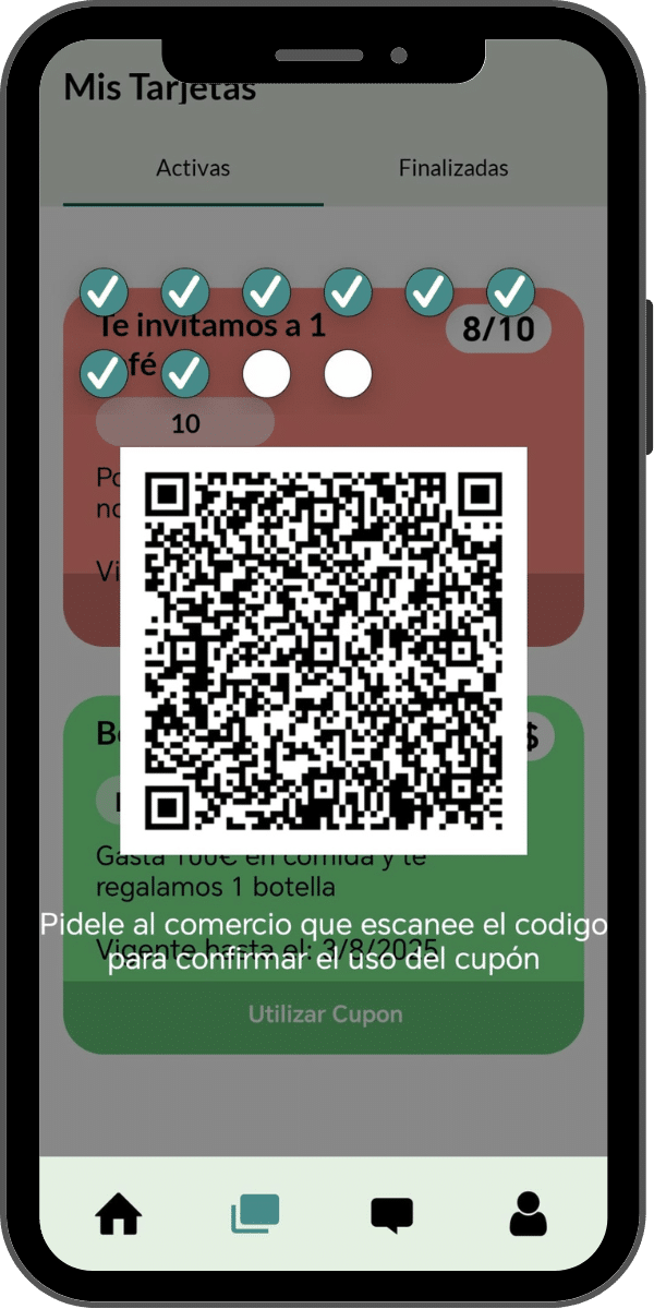 tarjeta de fidelización digital